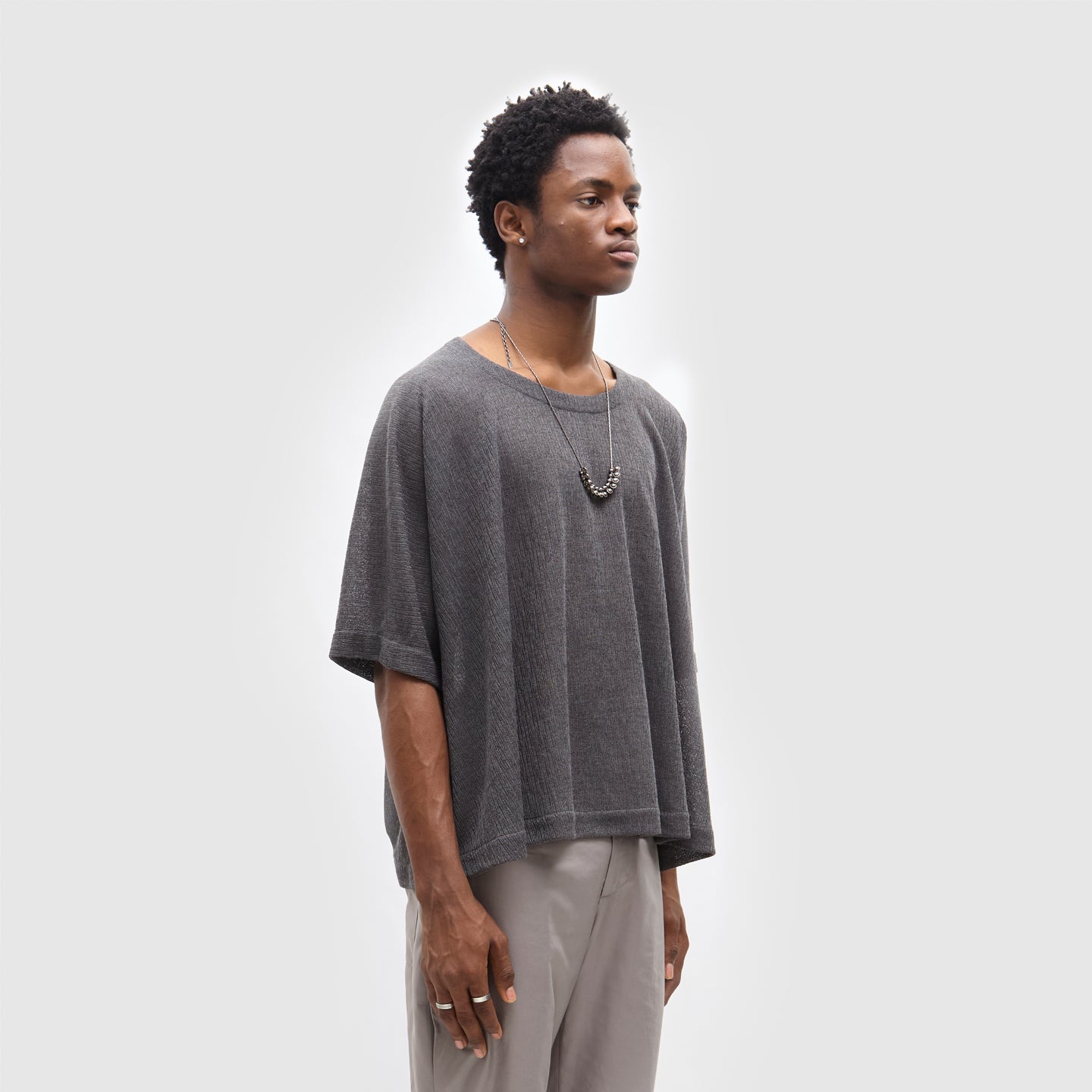 LORIAN DRAPED T-SHIRT