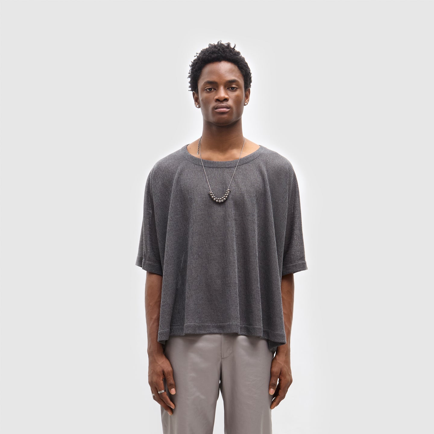 LORIAN DRAPED T-SHIRT