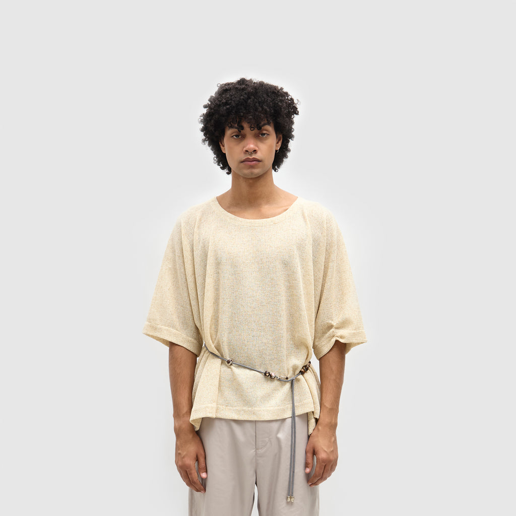 LORIAN DRAPED T-SHIRT