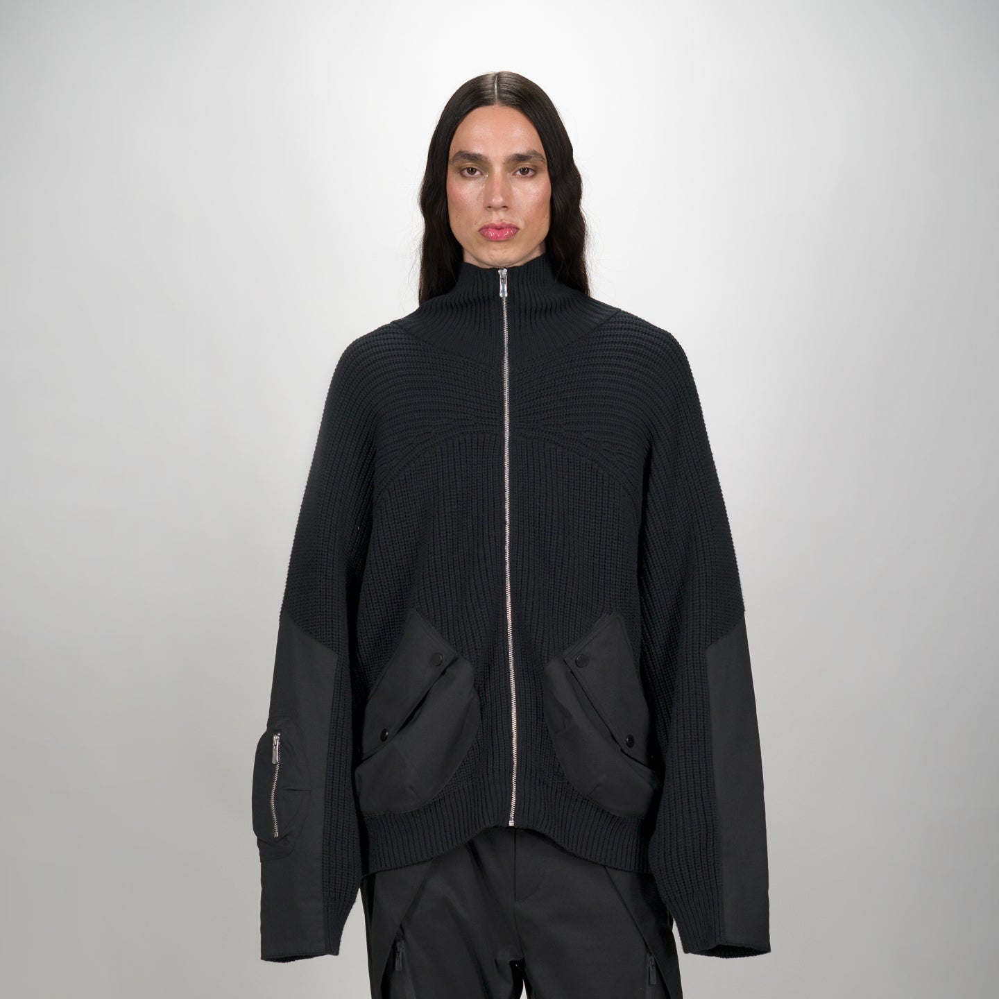 SAXON Zip Up Sweater