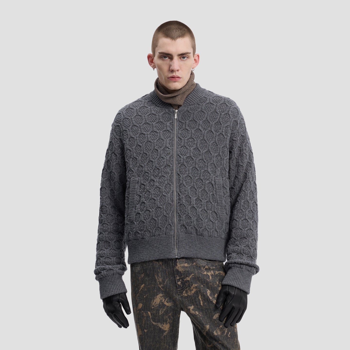 CECIL KNIT PADDED JACKET