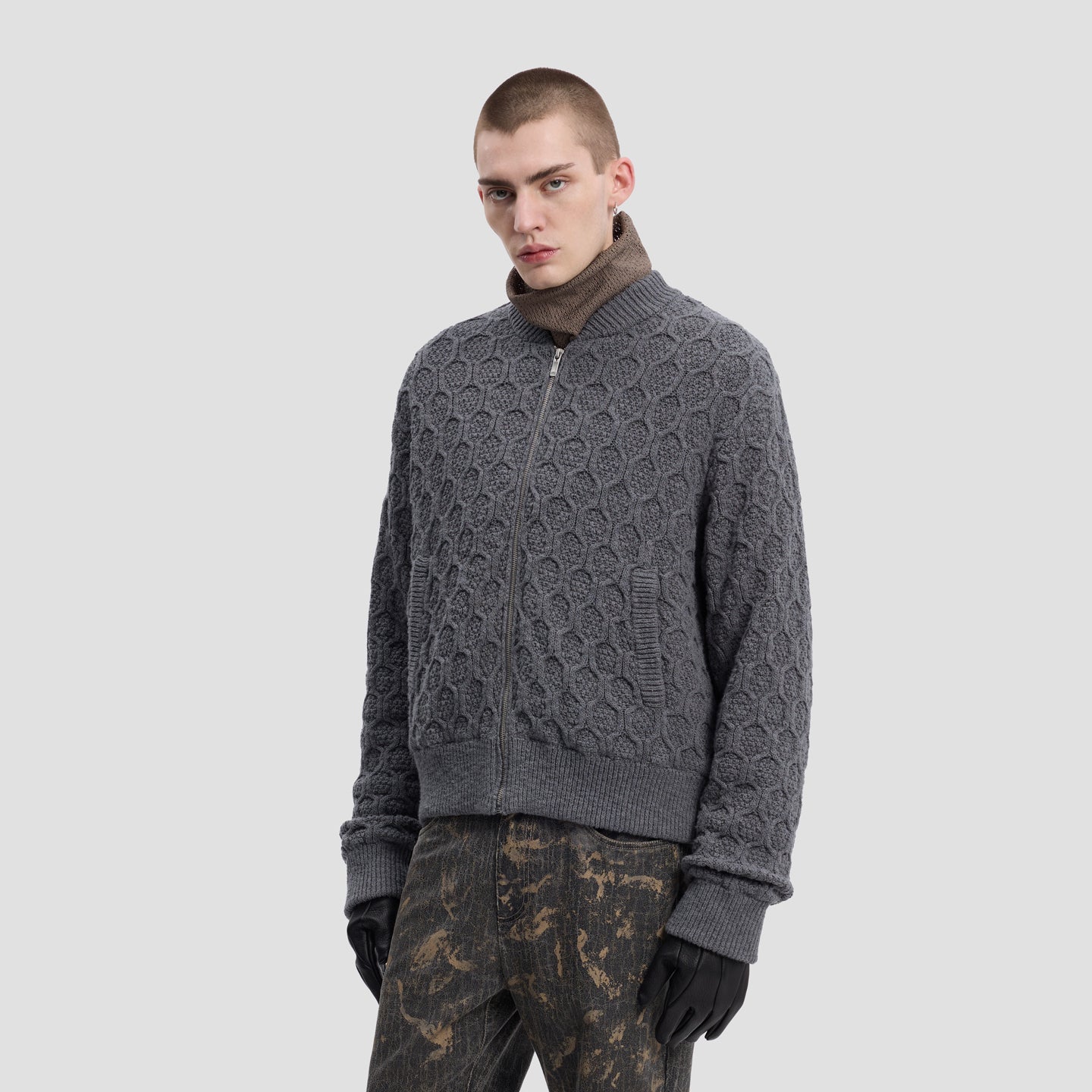 CECIL KNIT PADDED JACKET