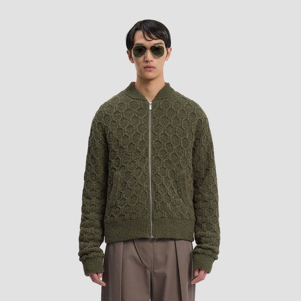 CECIL KNIT PADDED JACKET