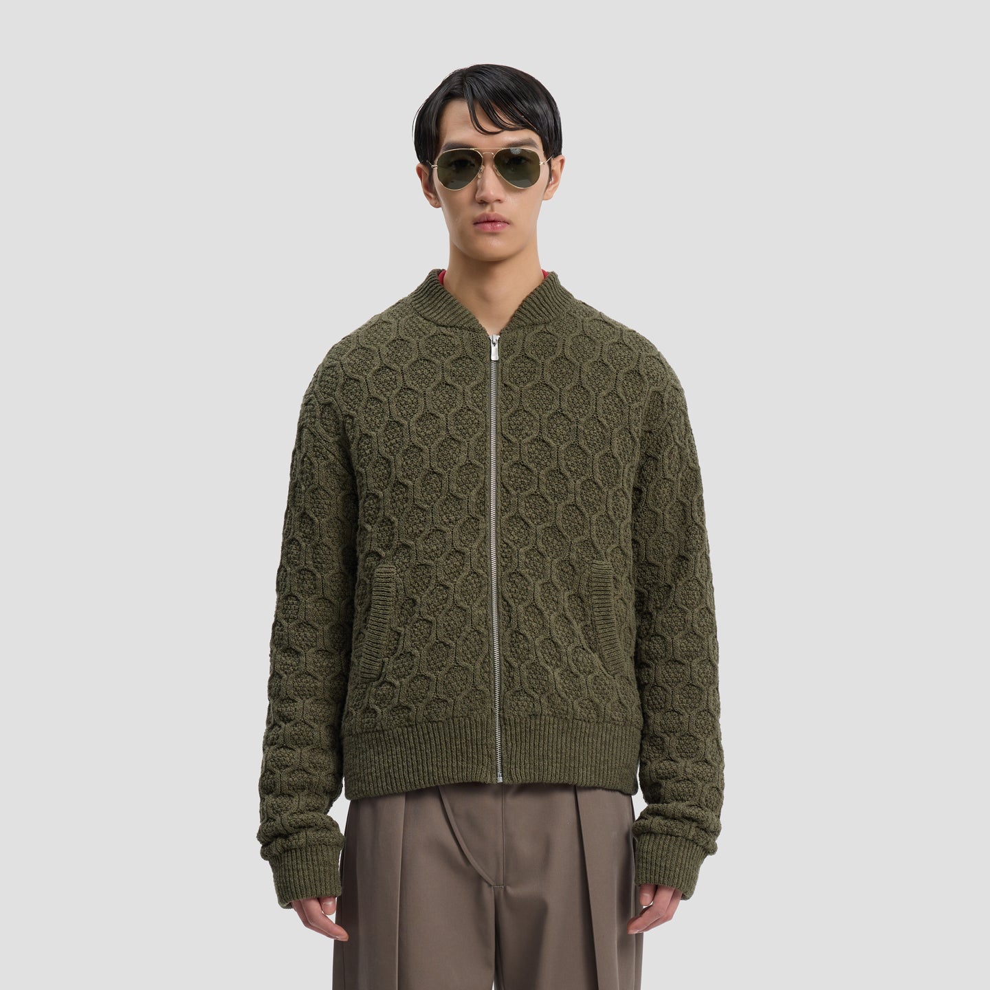 CECIL KNIT PADDED JACKET