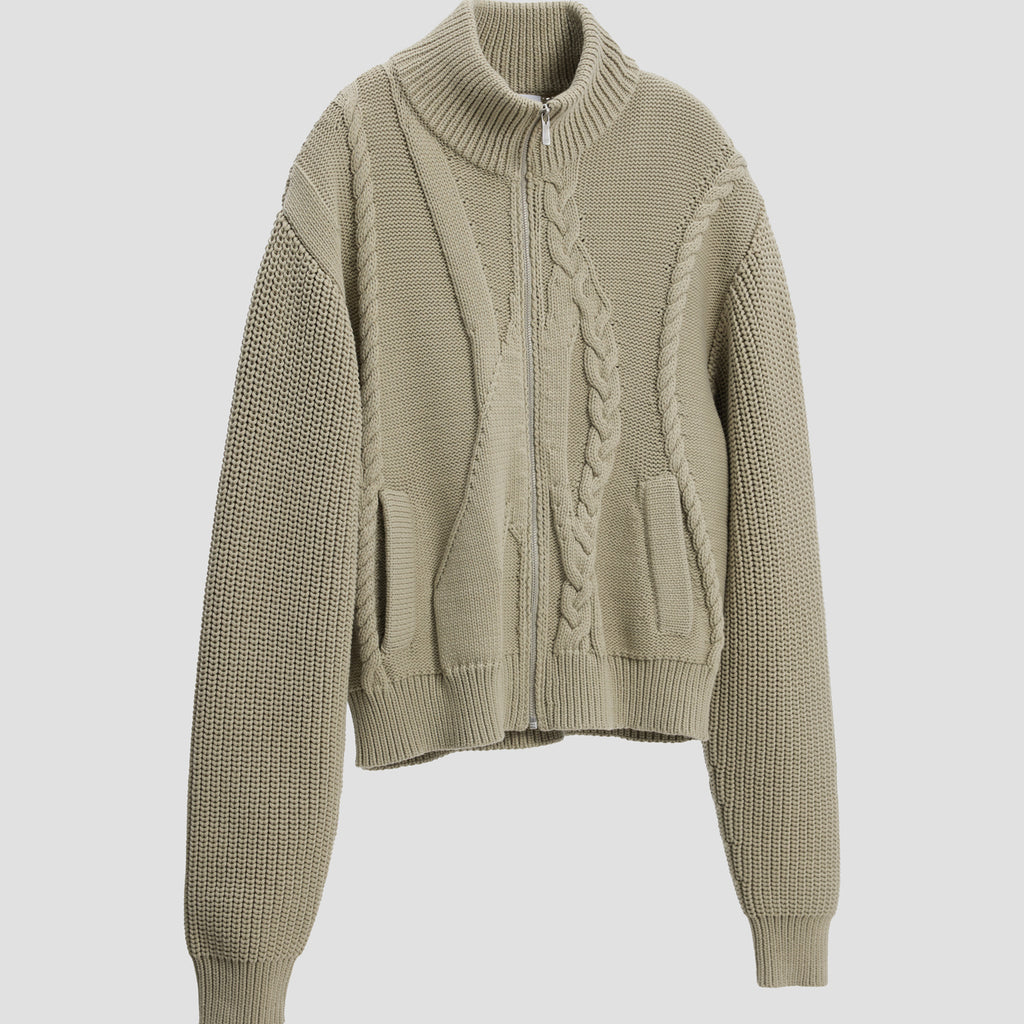 CABLECODE CARDIGAN