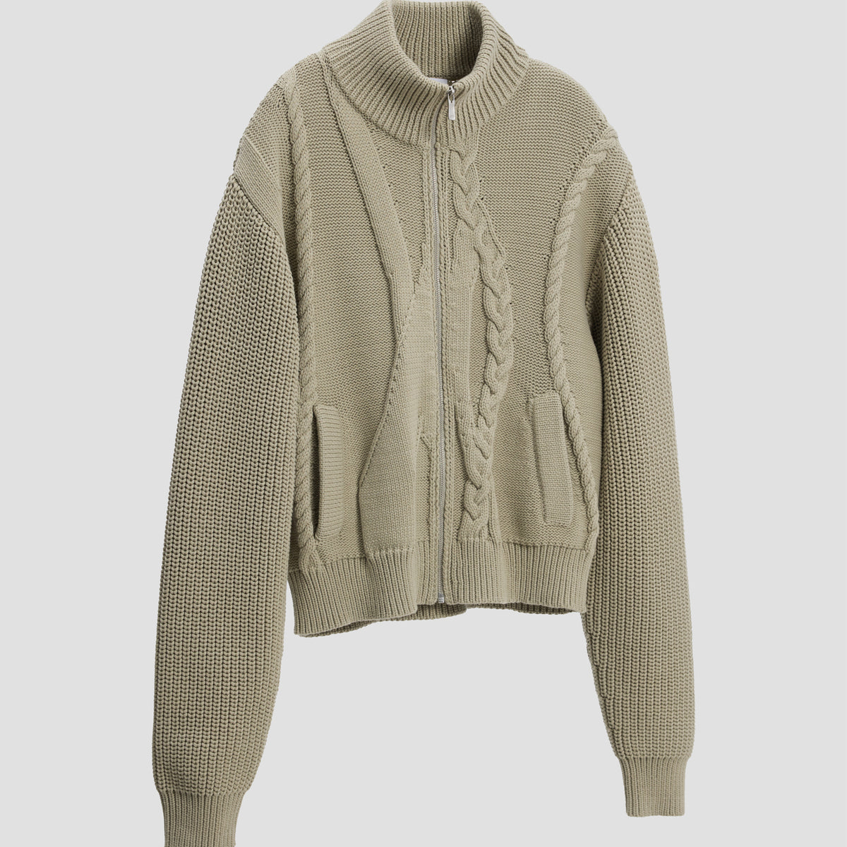 CABLECODE CARDIGAN