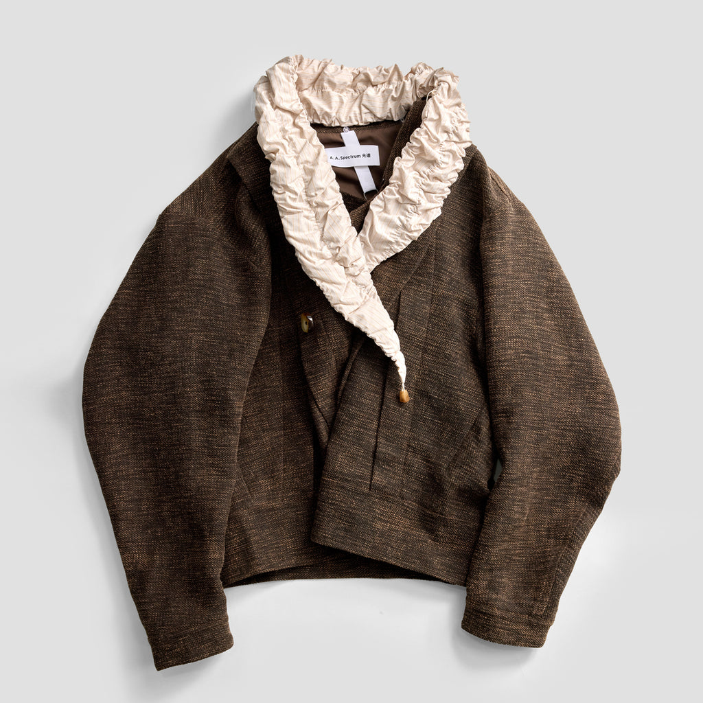 HESSIAN SCARF JACKET