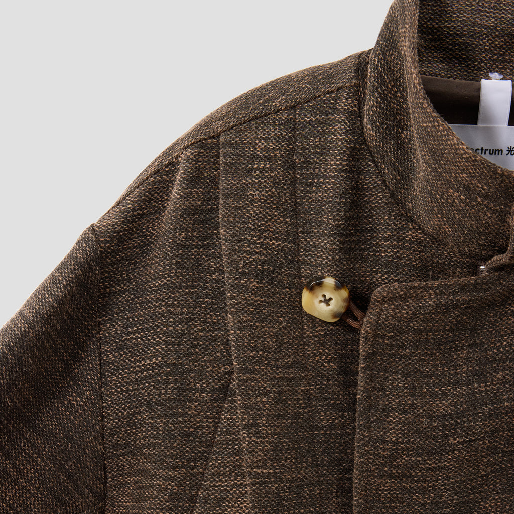 HESSIAN SCARF JACKET