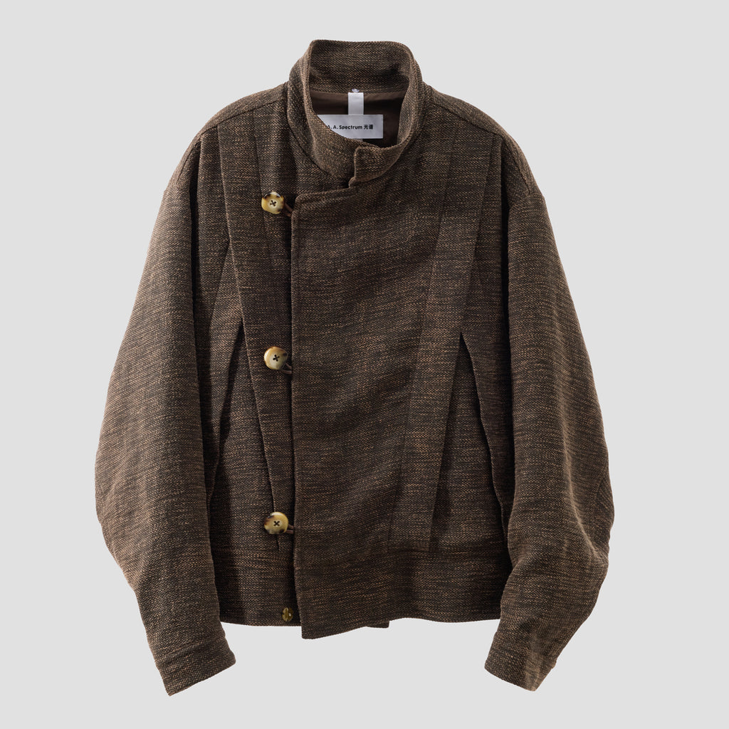 HESSIAN SCARF JACKET