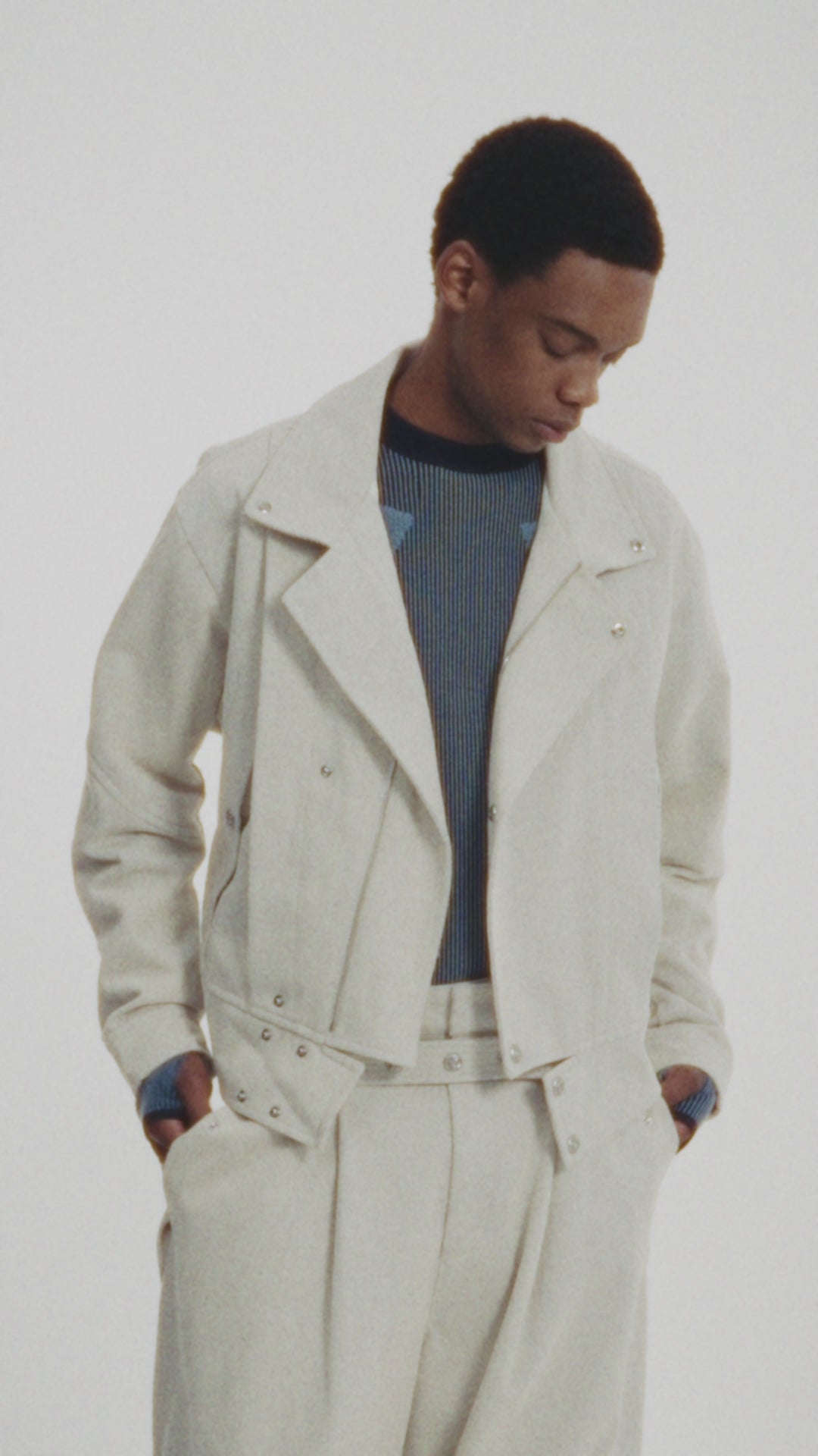 OFFJACK Shell Jacket – Modern Wool-Effect Outerwear with Transformable ...