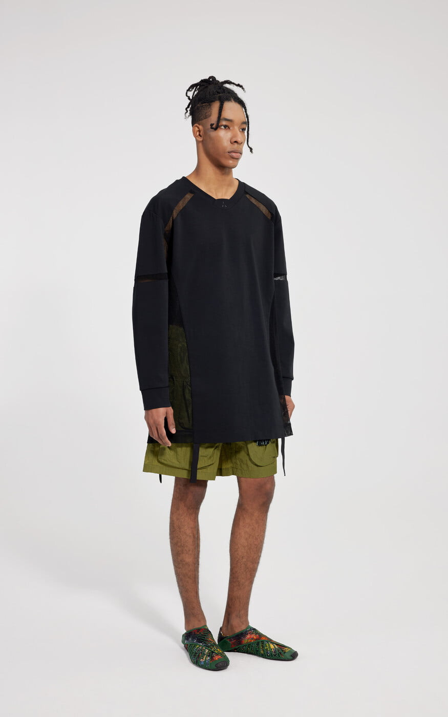 Tシャツ・カットソー Squareline Unbalance Long Sleeves - Sora(Sky) Women's Dune Sky Long-Sleeve | The North Face